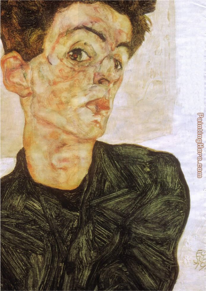 Egon Schiele Self portrait 1912